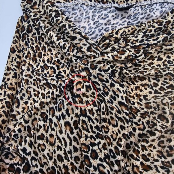 Leopard Print Women's asymmetrical skirt, Size Small, Shein - Picture 10 of 15